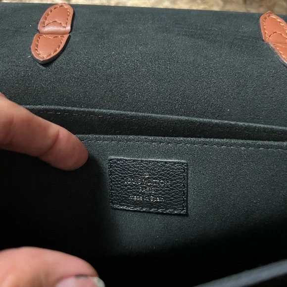 Louis Vuitton Vaugirard Monogram Flap Bag Crossbody Shoulder Designer Purse Noir - Picture 6 of 14